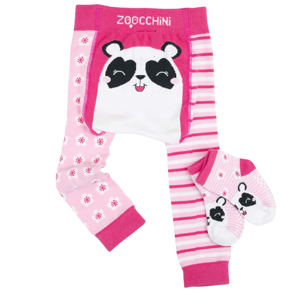 Zoocchini Set legínky a ponožky Panda