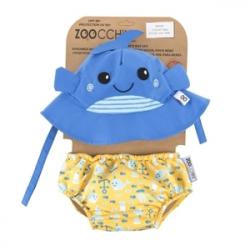 Zoocchini UV Set klobouek a plavky Velryba 12 -24m