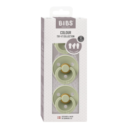 BIBS dudlky TRY IT kolekce Blush 3 v balen Sage