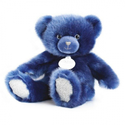 DouDou et Compagnie LP Medvd modr 30cm