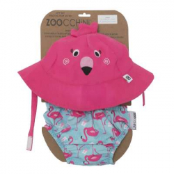 Zoocchini UV Set klobouek a plavky Plamek 6 -12m