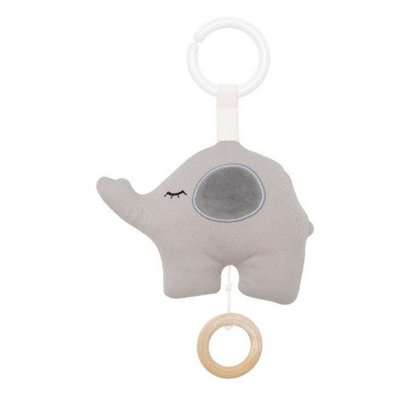 Jabadabado Hudební hračka slon šedý
