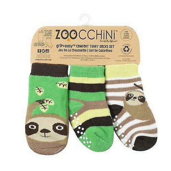 Zoocchini Protiskluzové ponožky Lenochod 3ks