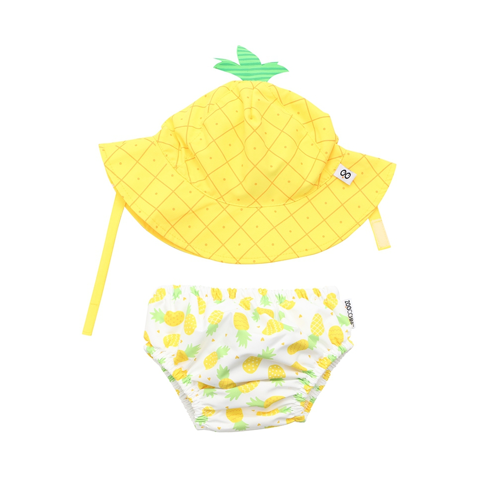 Zoocchini UV Set klobouček a plavky Ananas 6 - 12 m